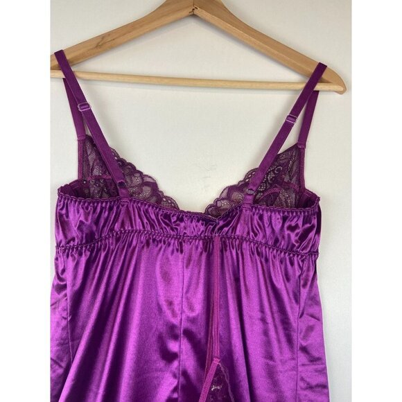 The Escanté Collection Women's Nightdress & Thong Raspberry Color Size X… - Picture 8 of 12